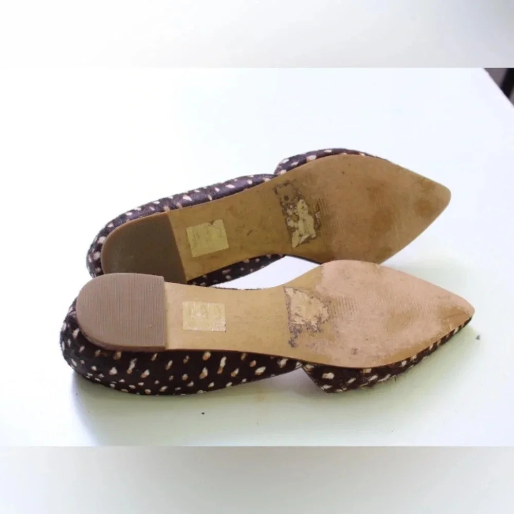 J. Crew Brown and Cream Flats - Picture 9 of 11